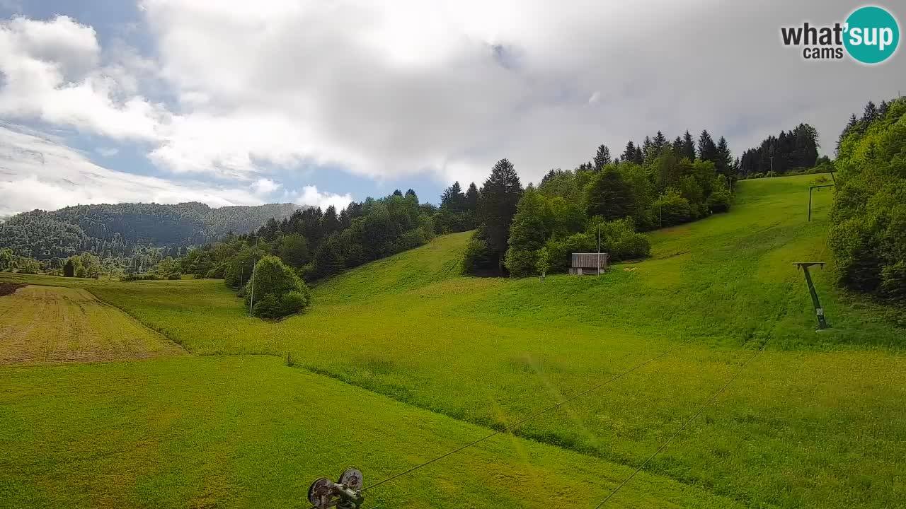Web kamera Smučišče Senožeta – Skijalište u Srednjoj Vasi kod Bohinja
