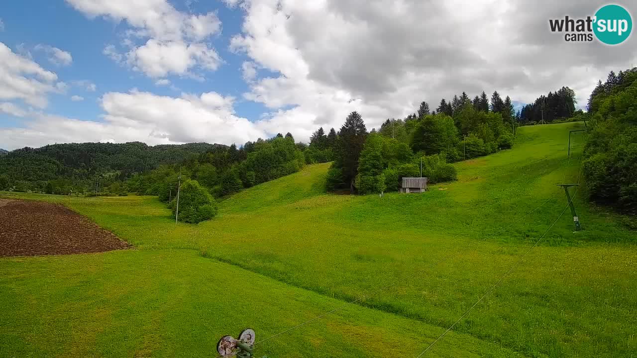 Webcam Smučišče Senožeta – Ski Resort Live View near Bohinj