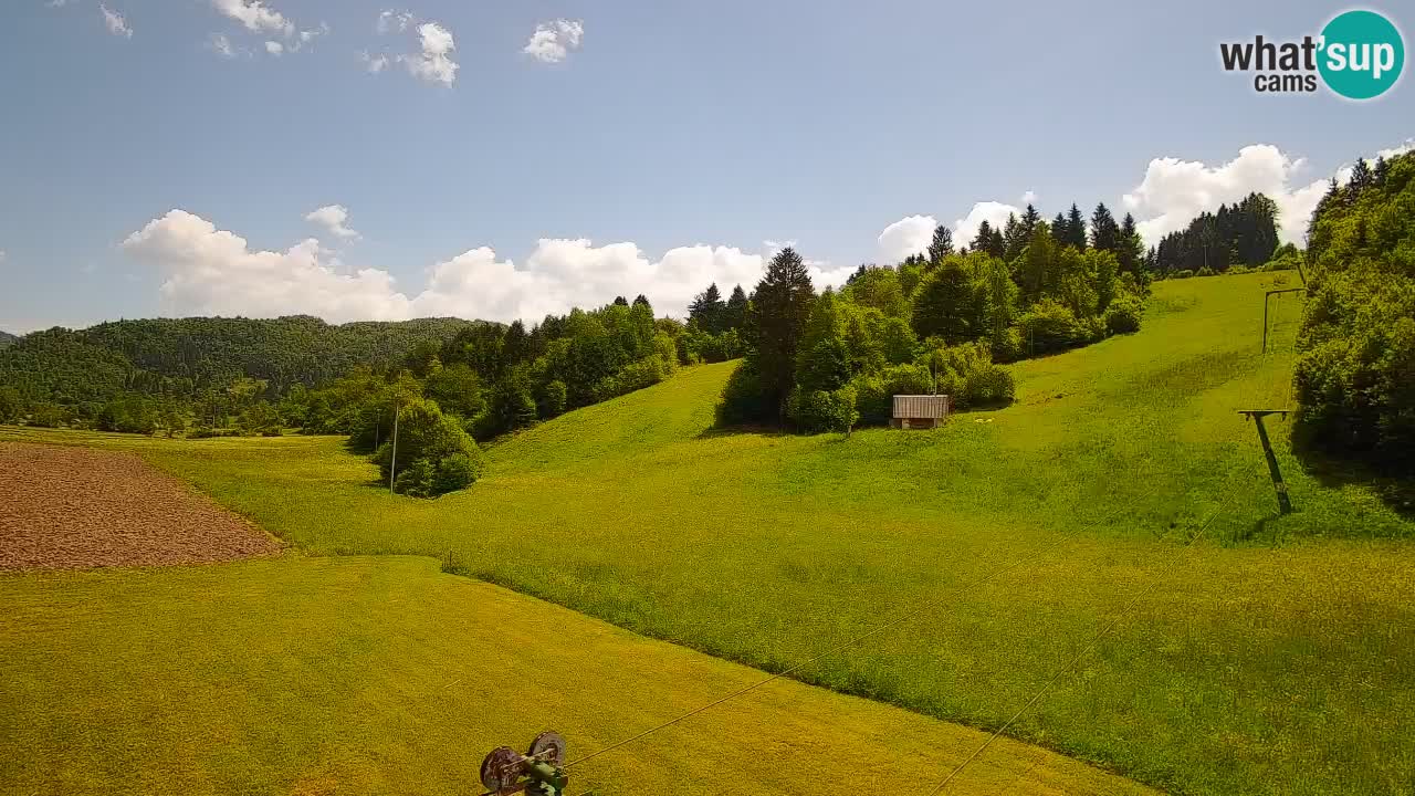 Webcam Smučišče Senožeta – Ski Resort Live View near Bohinj