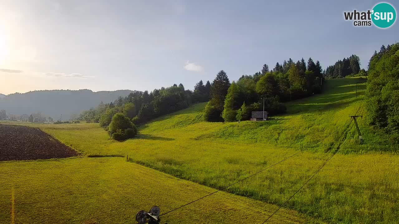 Webcam Smučišče Senožeta – Ski Resort Live View near Bohinj