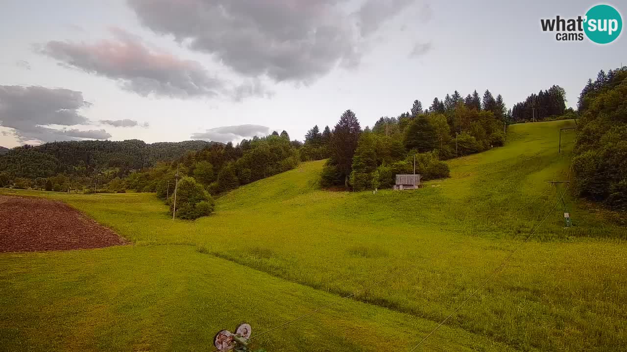 Webcam Smučišče Senožeta – Ski Resort Live View near Bohinj