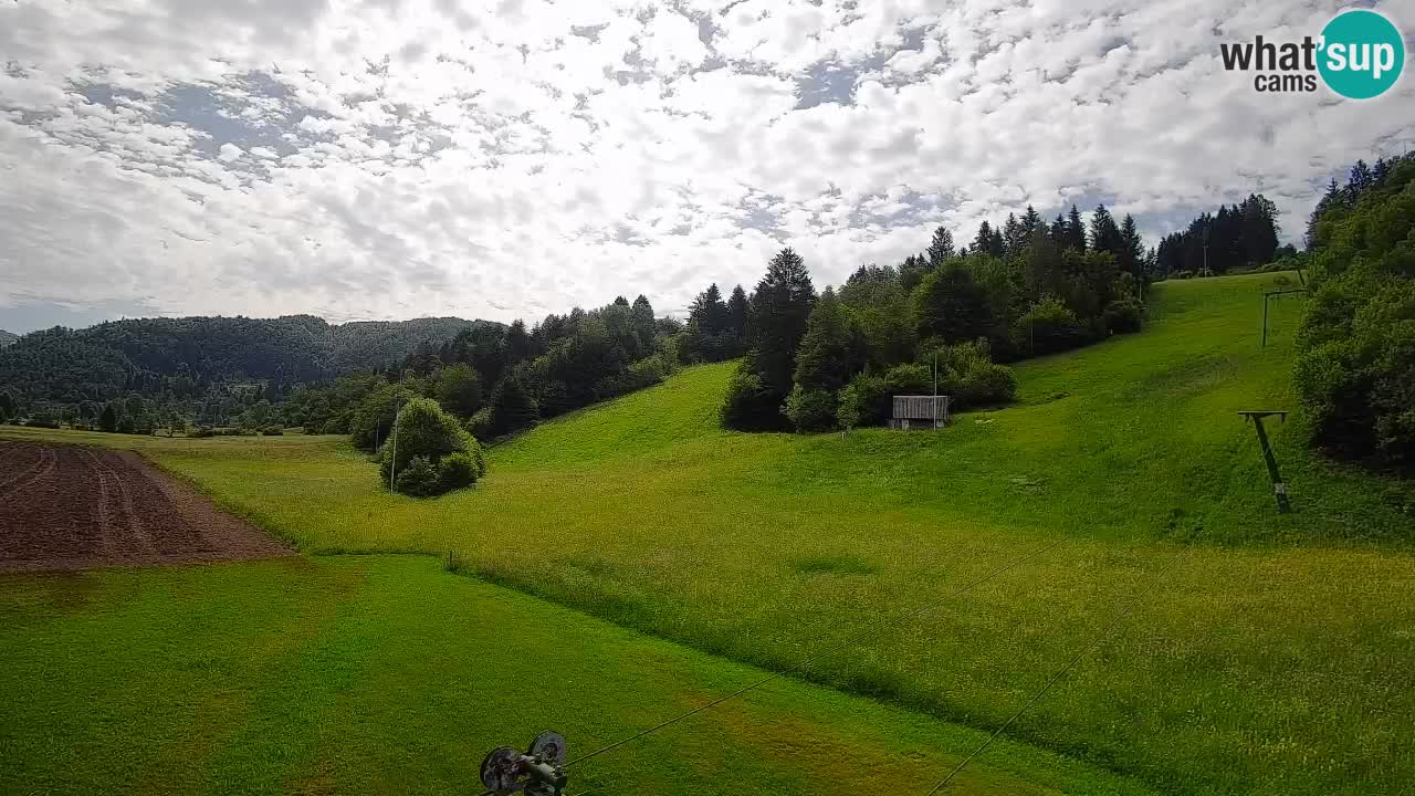 Webcam Smučišče Senožeta – Station de ski à Srednja Vas près de Bohinj