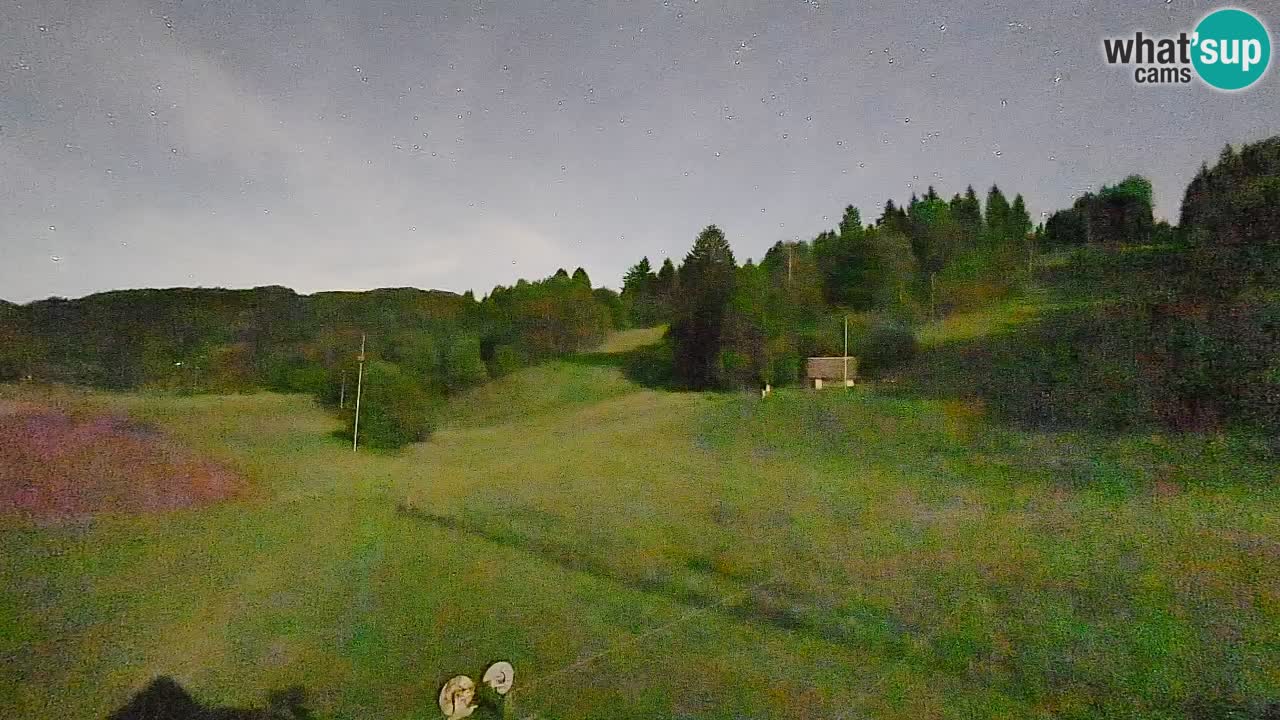 Cámara web Smučišče Senožeta – Estación de esquí en Srednja Vas cerca de Bohinj