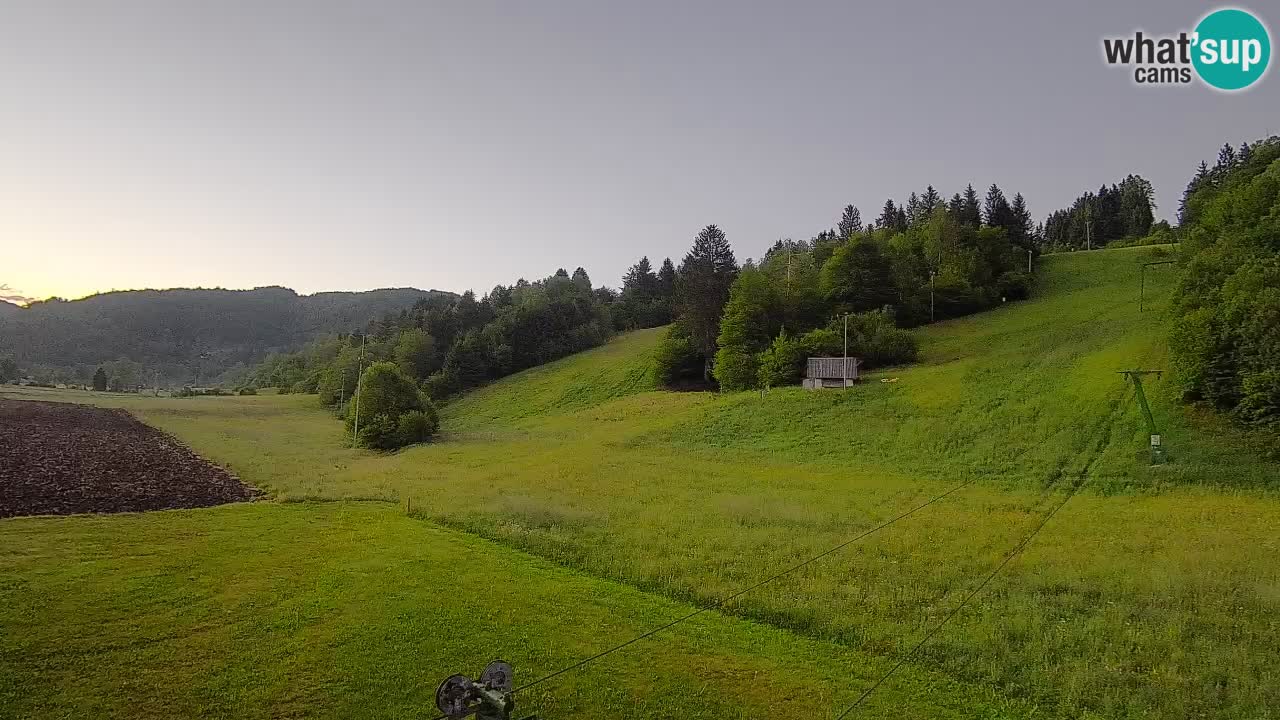 Webcam Smučišče Senožeta – Ski Resort Live View near Bohinj
