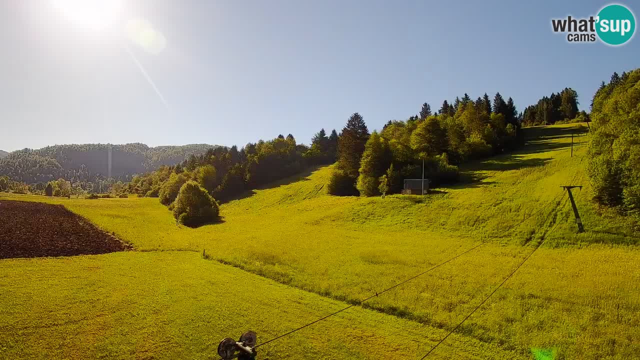 Webcam Smučišče Senožeta – Ski Resort Live View near Bohinj