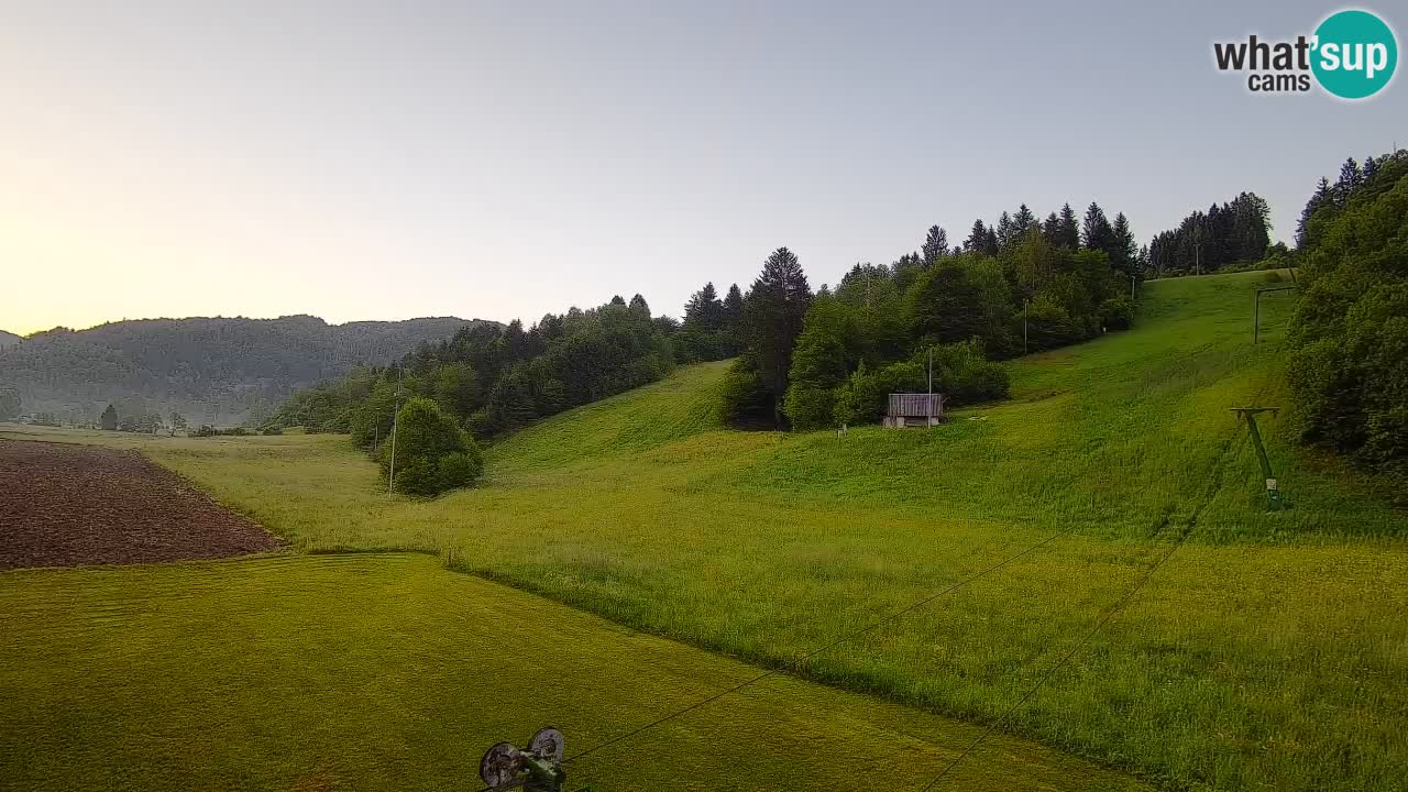 Webcam Smučišče Senožeta – Ski Resort Live View near Bohinj
