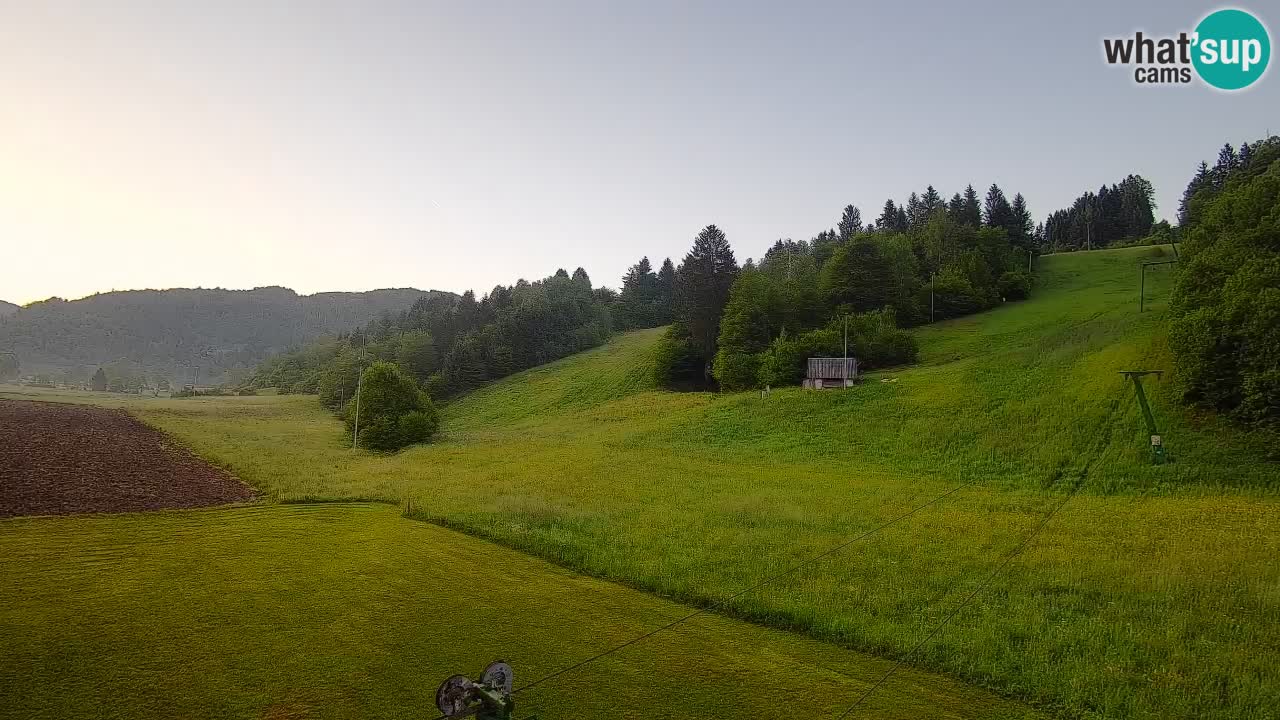 Webcam Smučišče Senožeta – Stazione sciistica a Srednja Vas vicino Bohinj