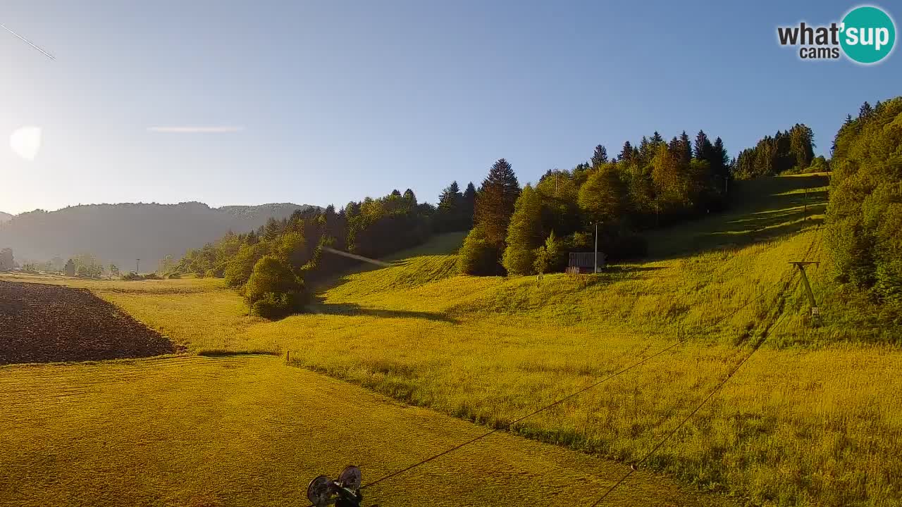 Webcam Smučišče Senožeta – Stazione sciistica a Srednja Vas vicino Bohinj