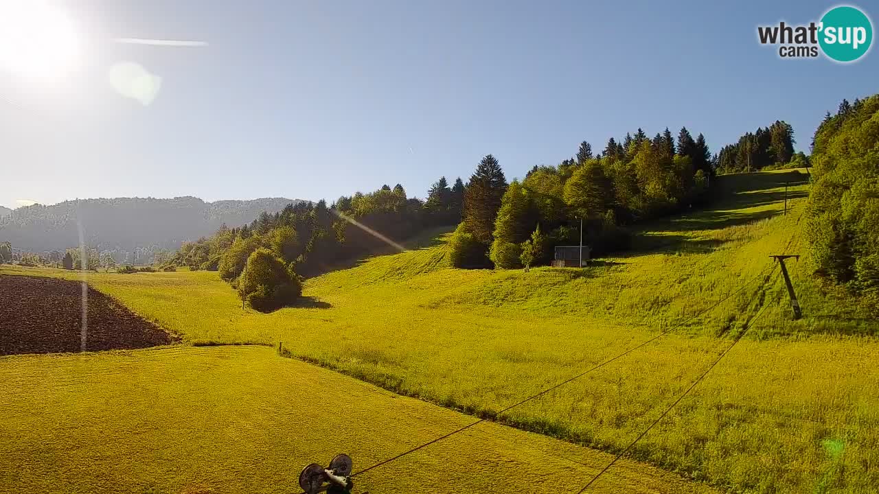 Webcam Smučišče Senožeta – Ski Resort Live View near Bohinj