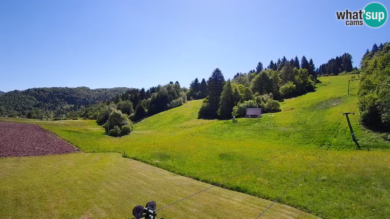 Webcam Smučišče Senožeta – Stazione sciistica a Srednja Vas vicino Bohinj