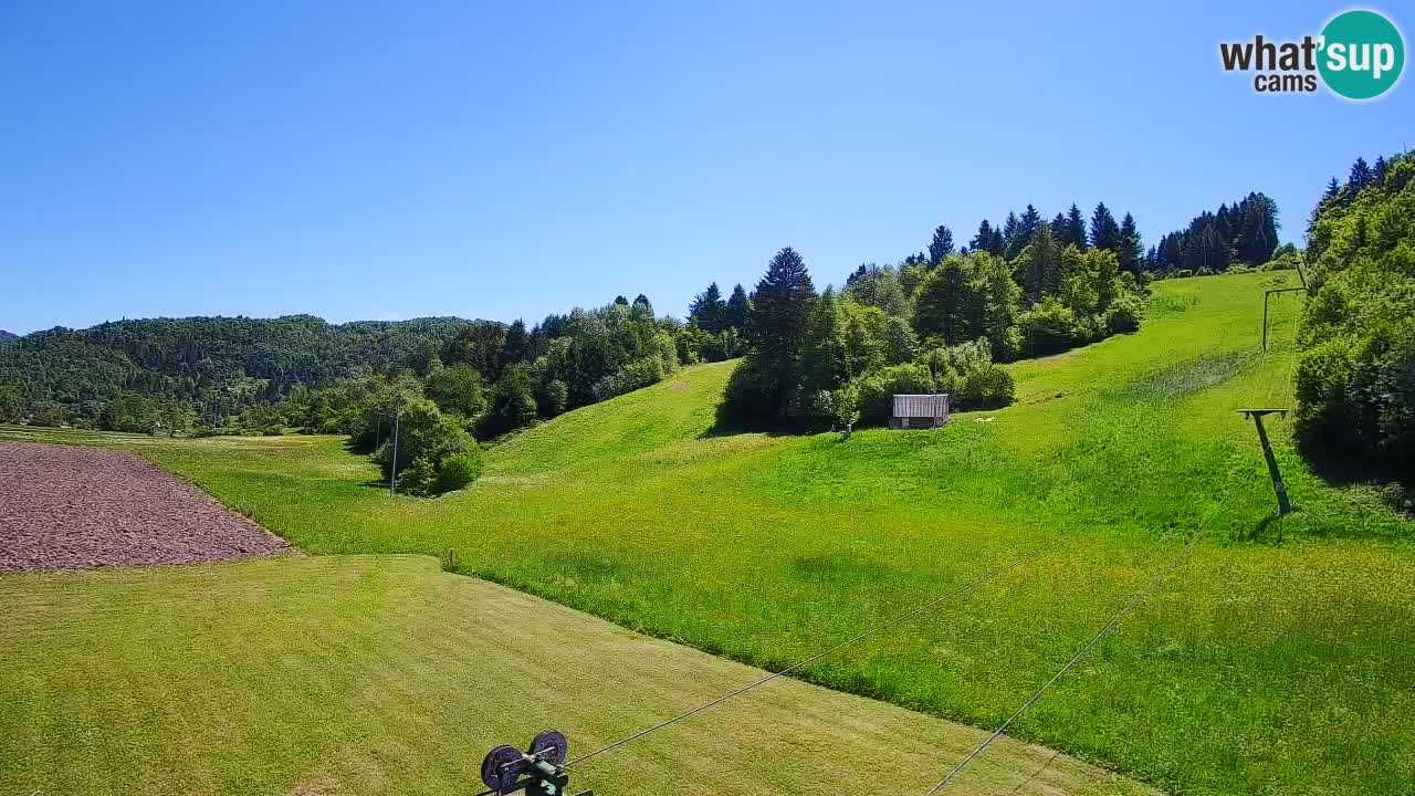 Webcam Smučišče Senožeta – Ski Resort Live View near Bohinj