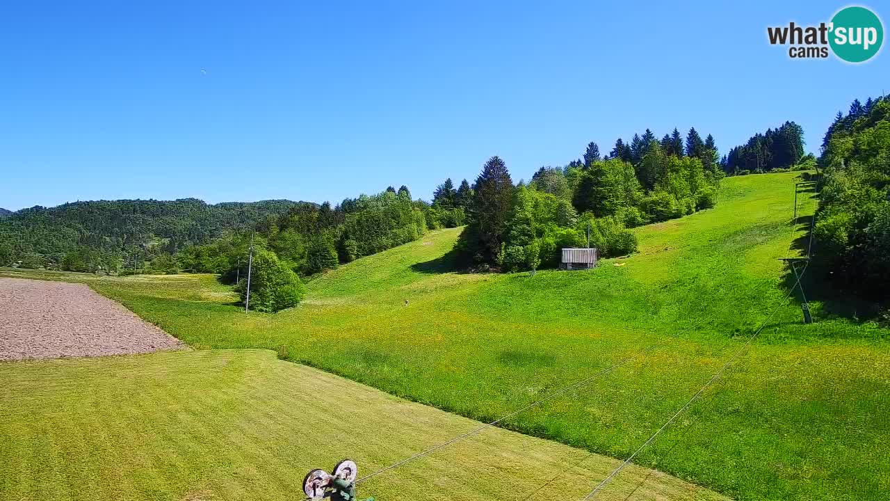 Webcam Smučišče Senožeta – Ski Resort Live View near Bohinj