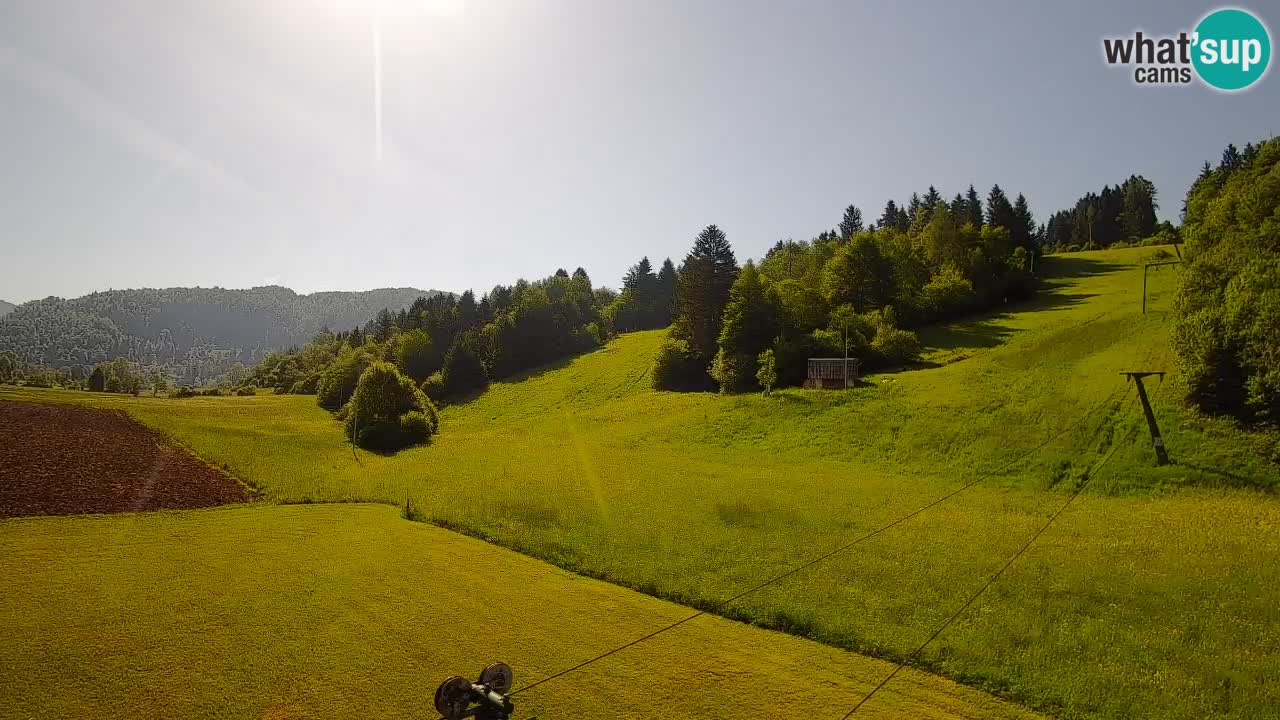 Webcam Smučišče Senožeta – Ski Resort Live View near Bohinj