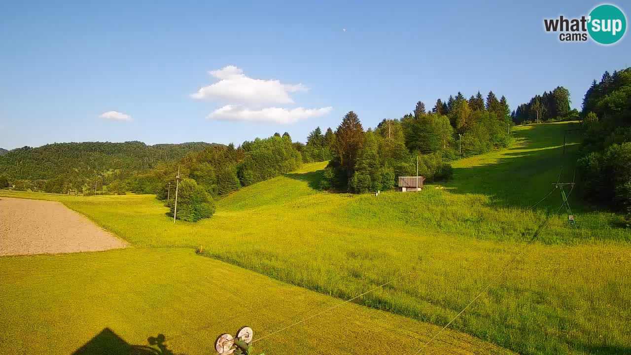 Webcam Smučišče Senožeta – Stazione sciistica a Srednja Vas vicino Bohinj