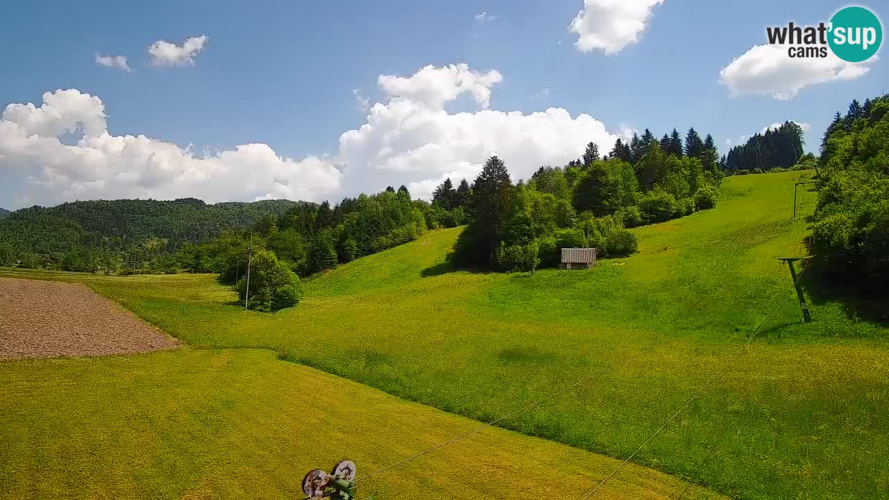 Web kamera Smučišče Senožeta – Skijalište u Srednjoj Vasi kod Bohinja