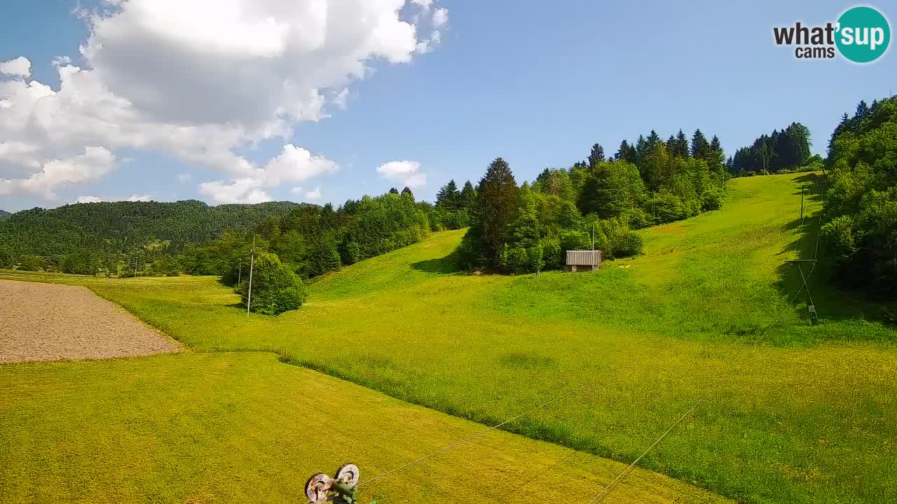 Webcam Smučišče Senožeta – Ski Resort Live View near Bohinj