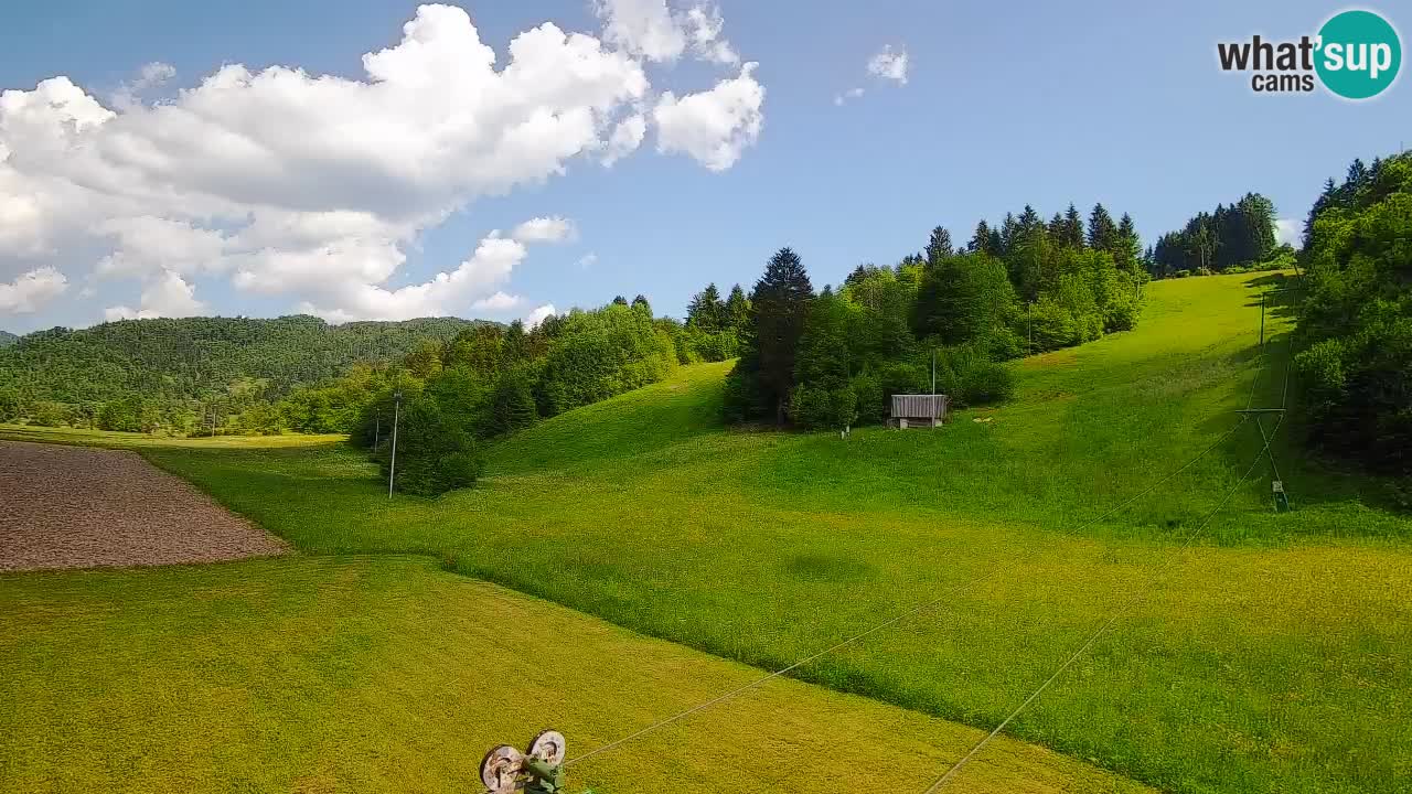 Web kamera Smučišče Senožeta – Skijalište u Srednjoj Vasi kod Bohinja