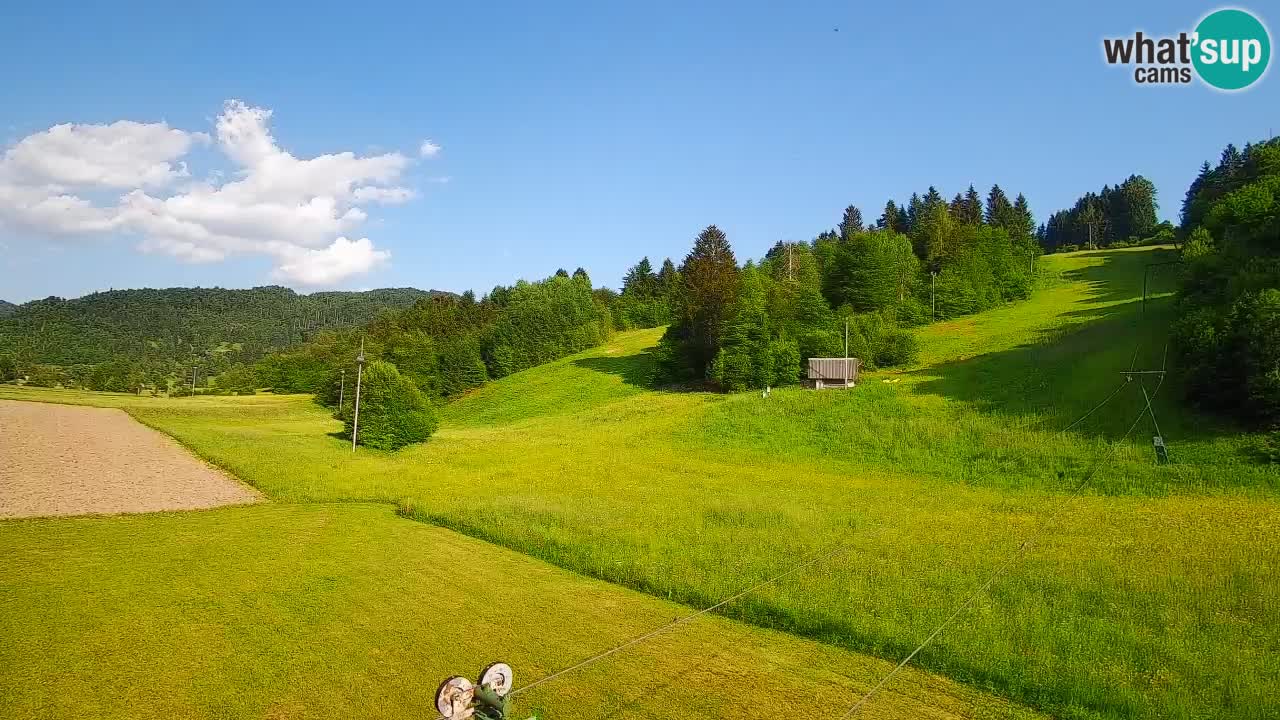 Webcam Smučišče Senožeta – Stazione sciistica a Srednja Vas vicino Bohinj
