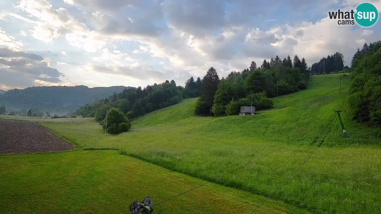 Webcam Smučišče Senožeta – Ski Resort Live View near Bohinj