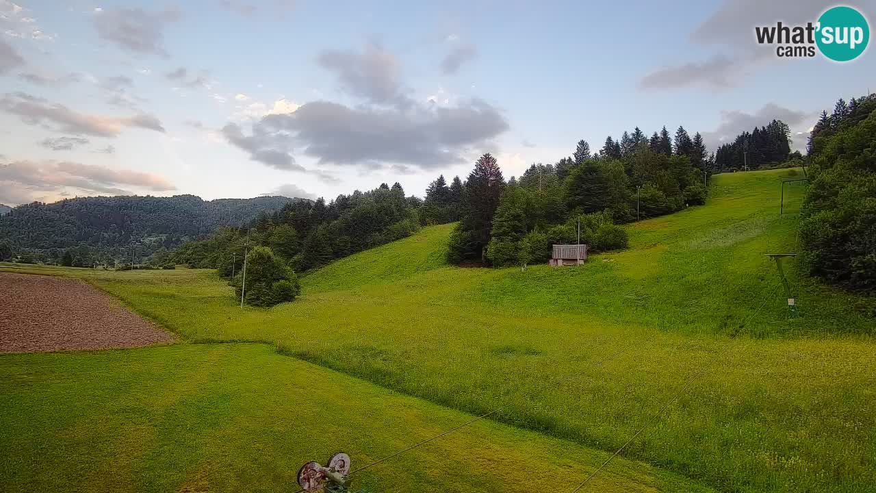 Webcam Smučišče Senožeta – Ski Resort Live View near Bohinj