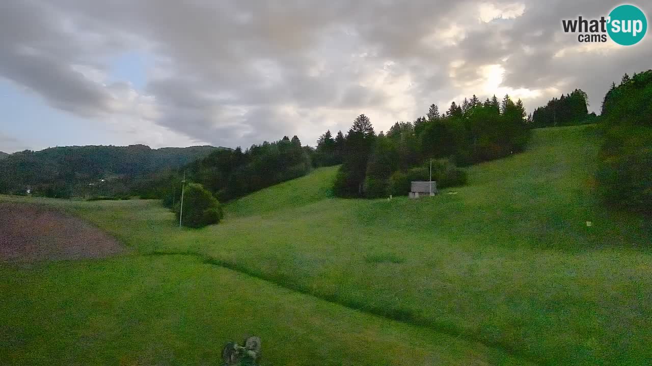 Webcam Smučišče Senožeta – Station de ski à Srednja Vas près de Bohinj