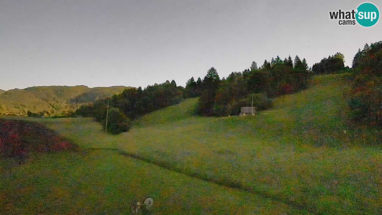 Cámara web Smučišče Senožeta – Estación de esquí en Srednja Vas cerca de Bohinj