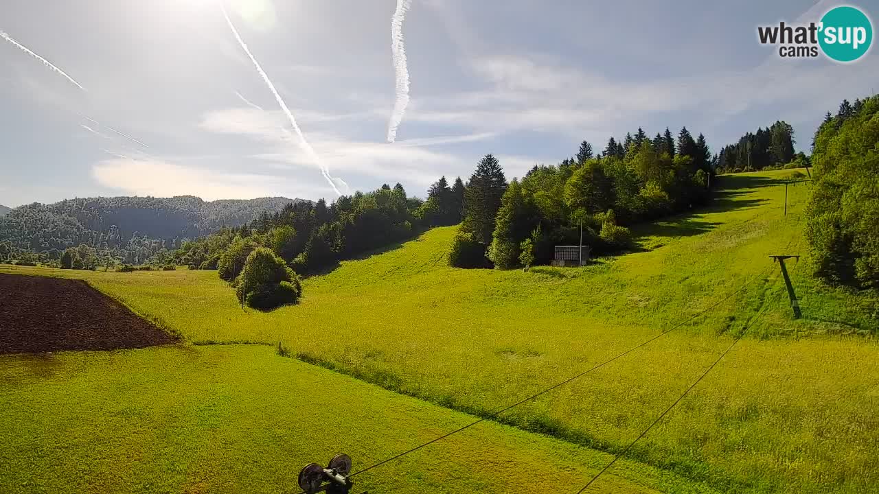 Webcam Smučišče Senožeta – Stazione sciistica a Srednja Vas vicino Bohinj