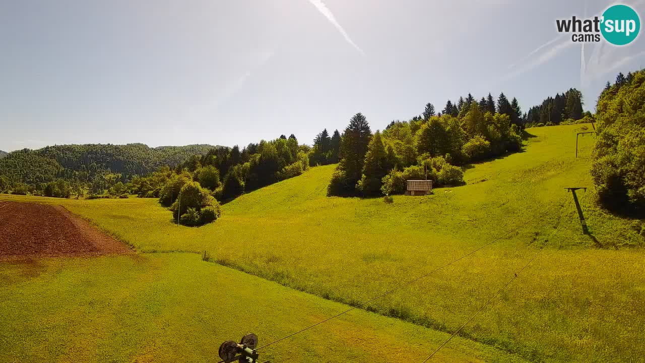 Webcam Smučišče Senožeta – Stazione sciistica a Srednja Vas vicino Bohinj