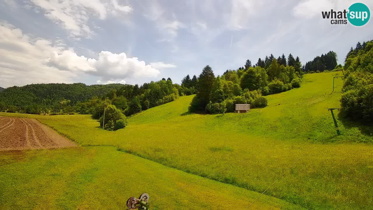 Webcam Smučišče Senožeta – Ski Resort Live View near Bohinj