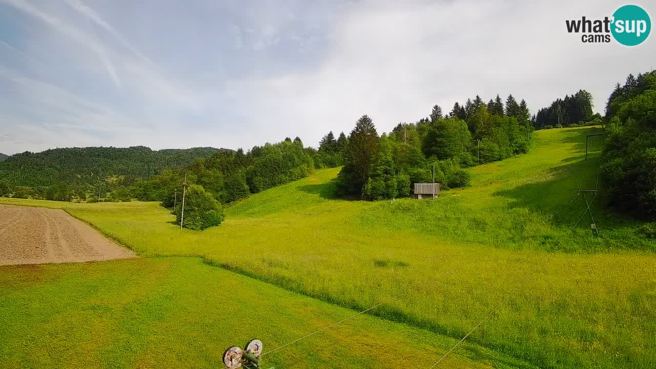 Webcam Smučišče Senožeta – Stazione sciistica a Srednja Vas vicino Bohinj