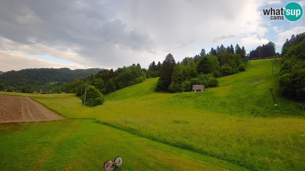 Webcam Smučišče Senožeta – Station de ski à Srednja Vas près de Bohinj
