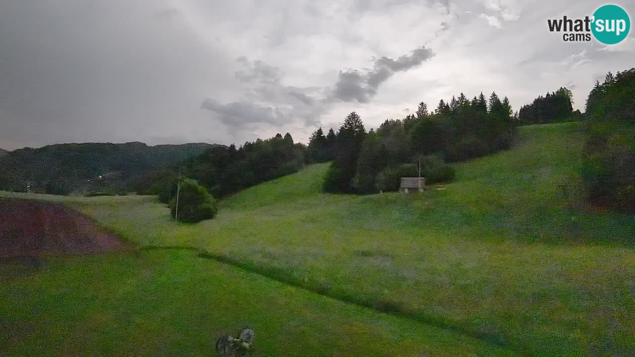 Cámara web Smučišče Senožeta – Estación de esquí en Srednja Vas cerca de Bohinj