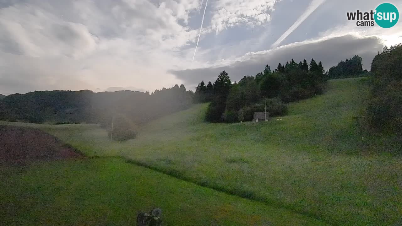 Cámara web Smučišče Senožeta – Estación de esquí en Srednja Vas cerca de Bohinj