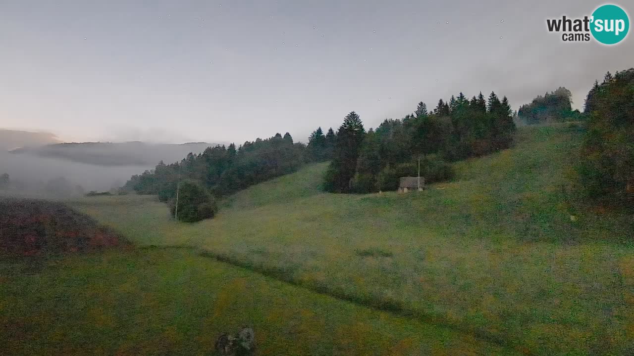 Cámara web Smučišče Senožeta – Estación de esquí en Srednja Vas cerca de Bohinj