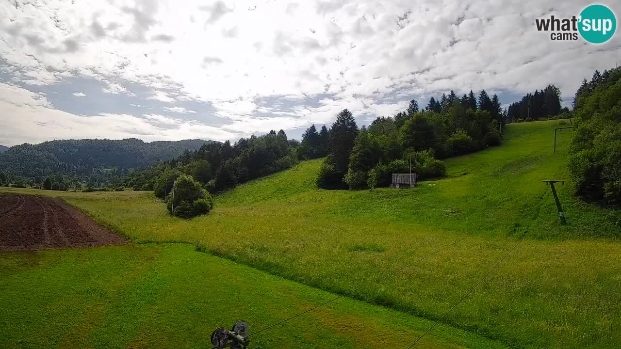 Webcam Smučišče Senožeta – Ski Resort Live View near Bohinj