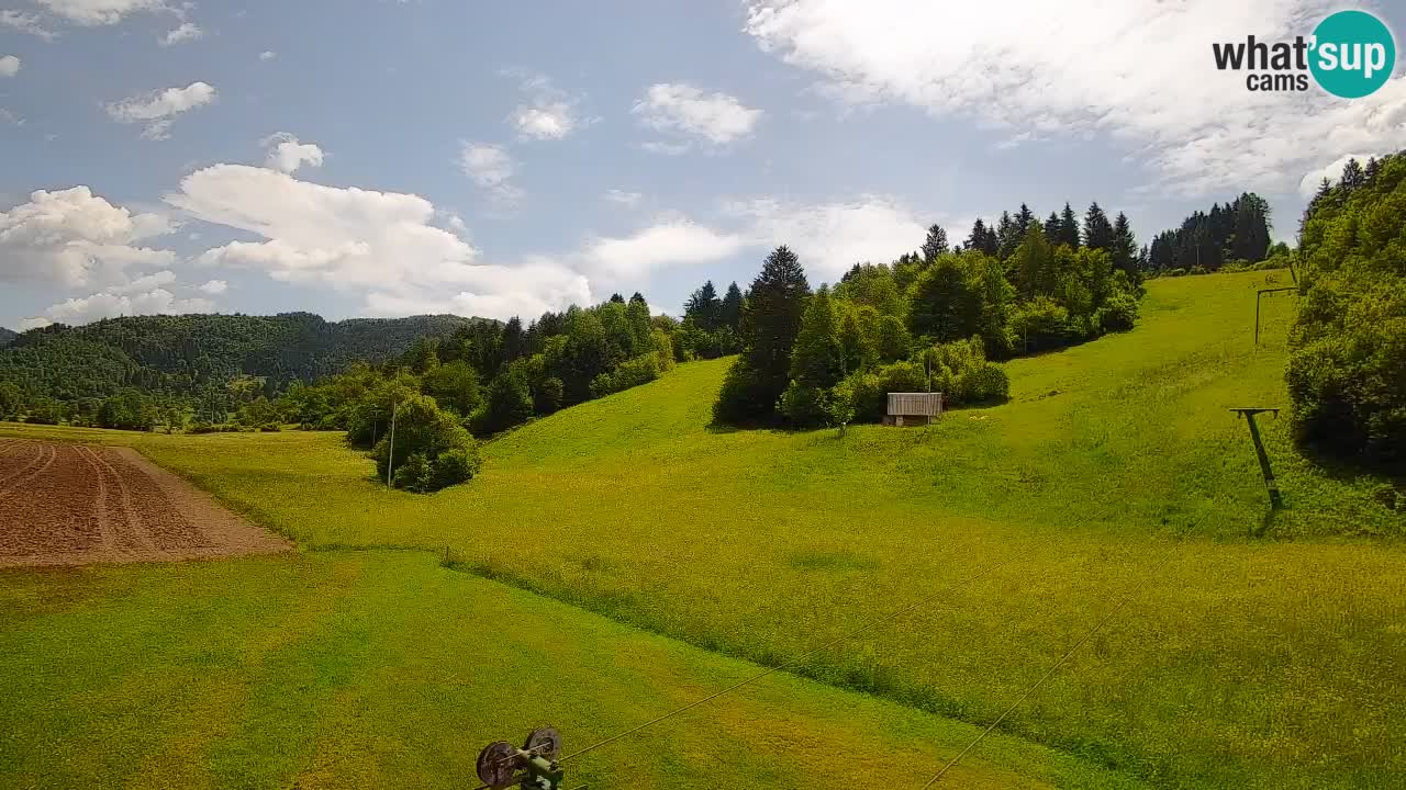 Webcam Smučišče Senožeta – Stazione sciistica a Srednja Vas vicino Bohinj