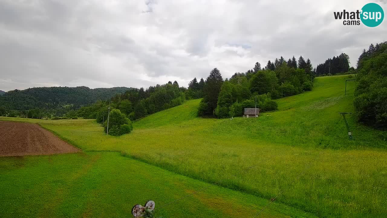 Spletna kamera Smučišče Senožeta – smučarsko središče v Srednji vasi pri Bohinju