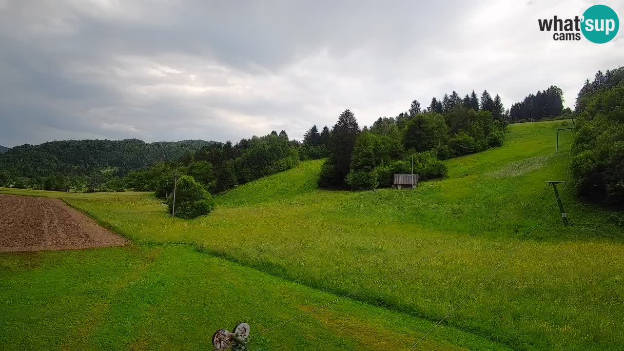Webcam Smučišče Senožeta – Ski Resort Live View near Bohinj