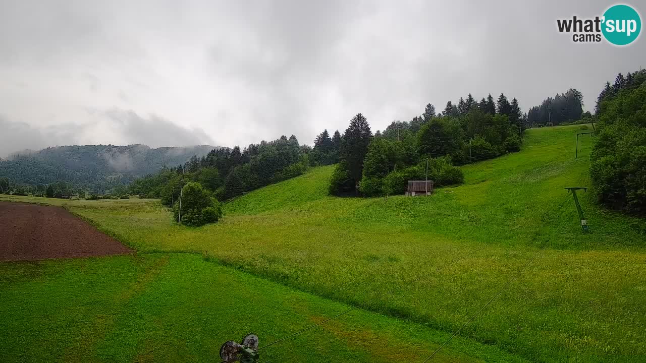Webcam Smučišče Senožeta – Station de ski à Srednja Vas près de Bohinj