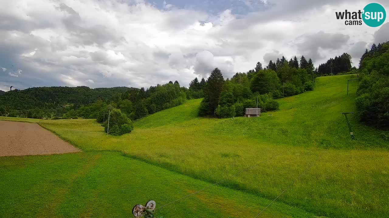 Webcam Smučišče Senožeta – Ski Resort Live View near Bohinj