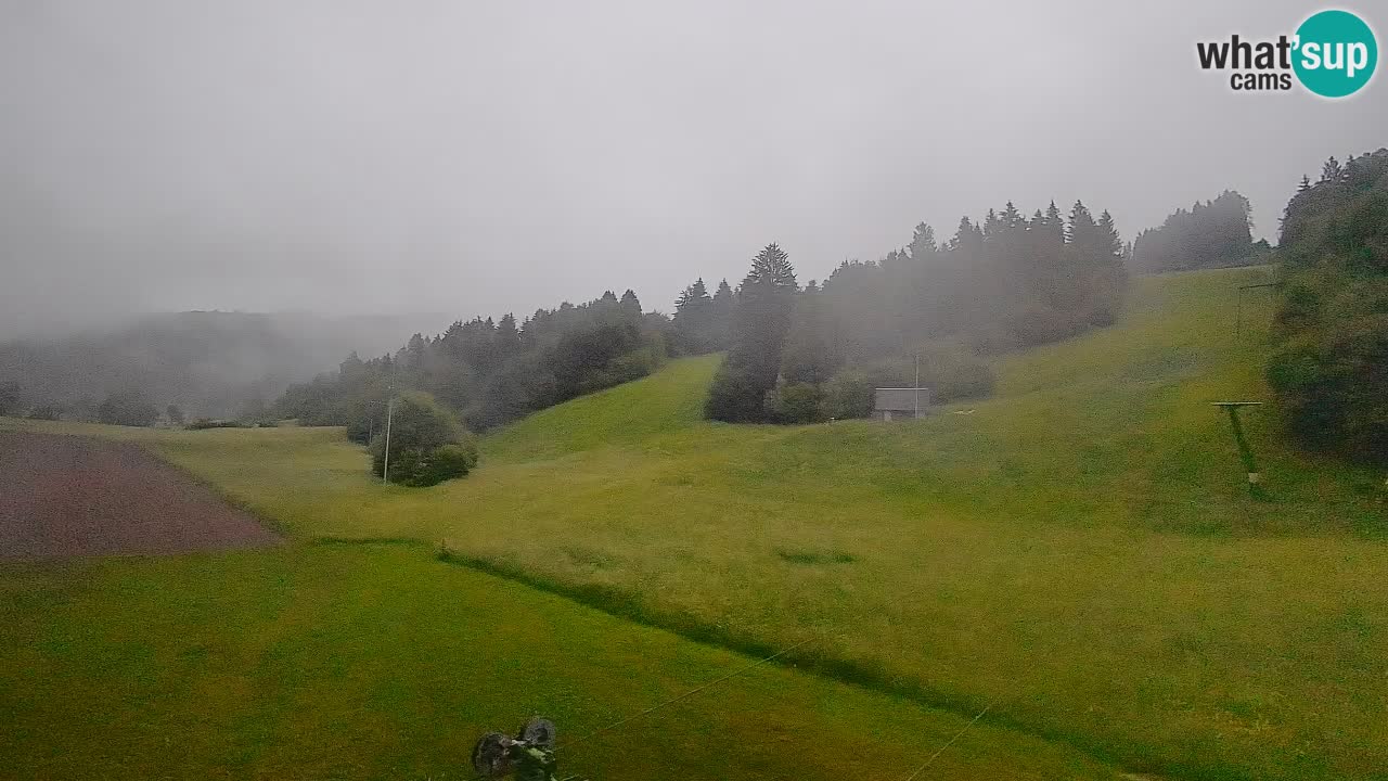 Webcam Smučišče Senožeta – Skigebiet in Srednja Vas bei Bohinj