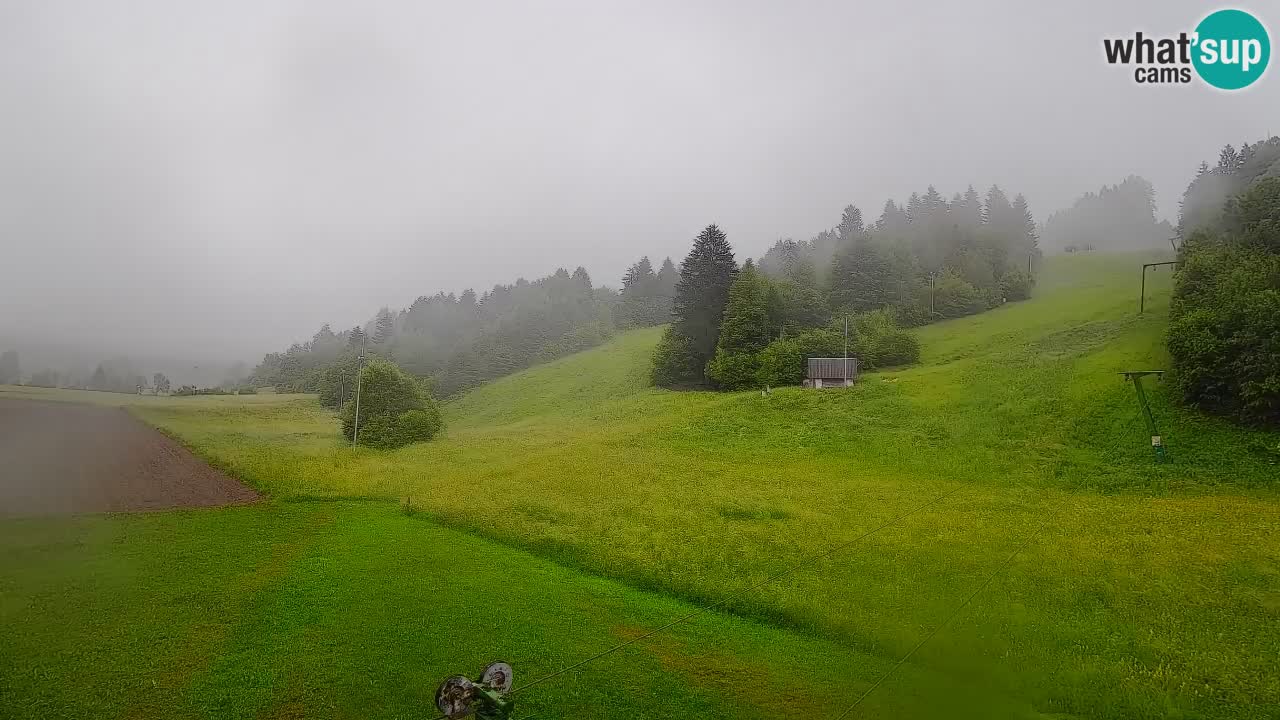 Webcam Smučišče Senožeta – Stazione sciistica a Srednja Vas vicino Bohinj
