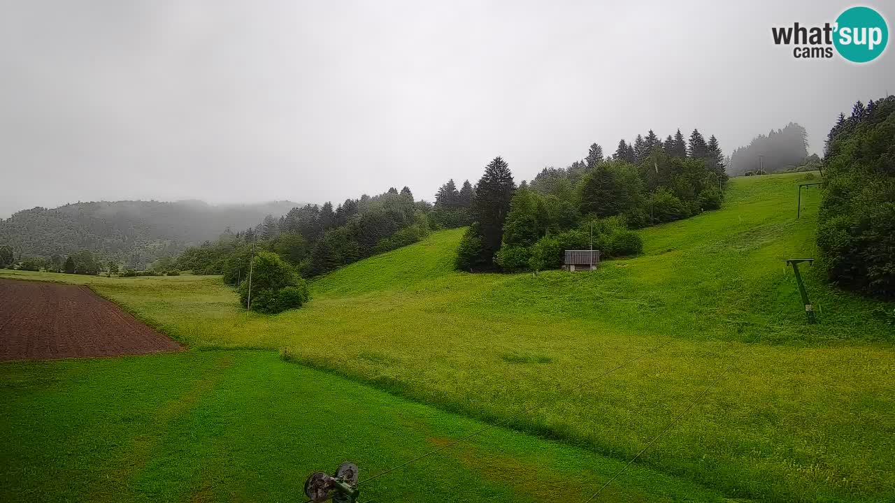 Webcam Smučišče Senožeta – Station de ski à Srednja Vas près de Bohinj
