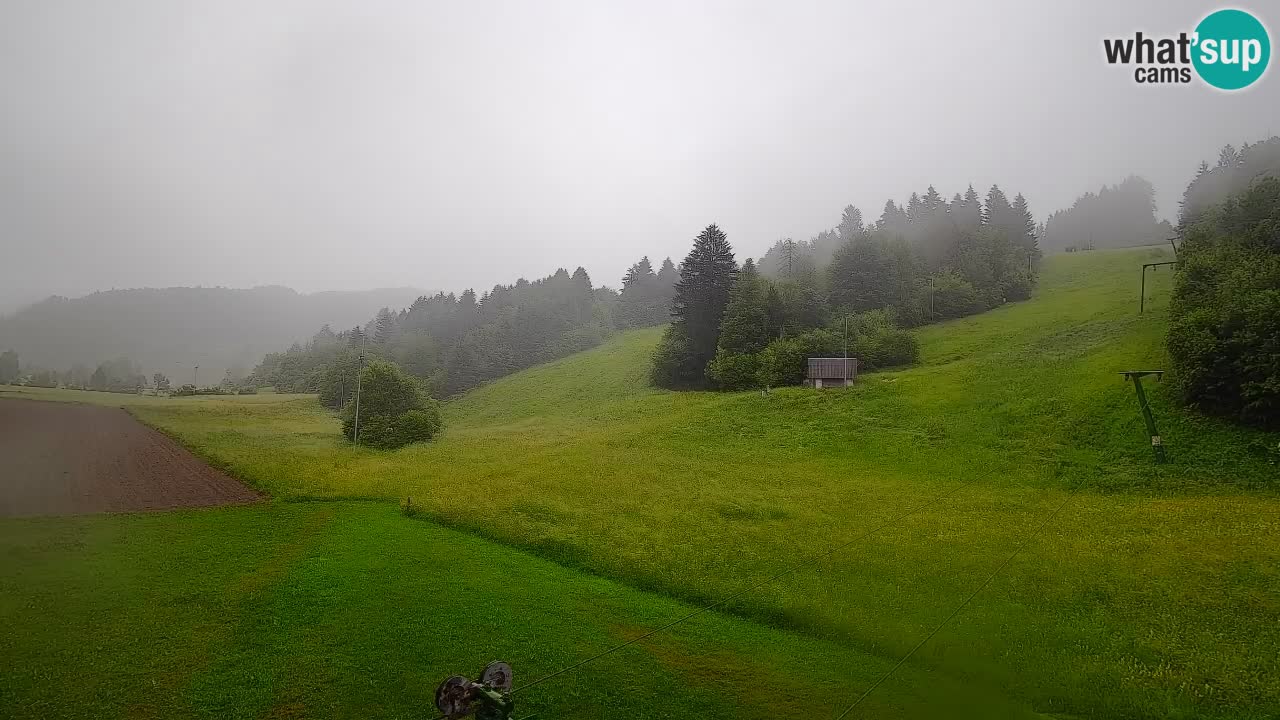 Cámara web Smučišče Senožeta – Estación de esquí en Srednja Vas cerca de Bohinj