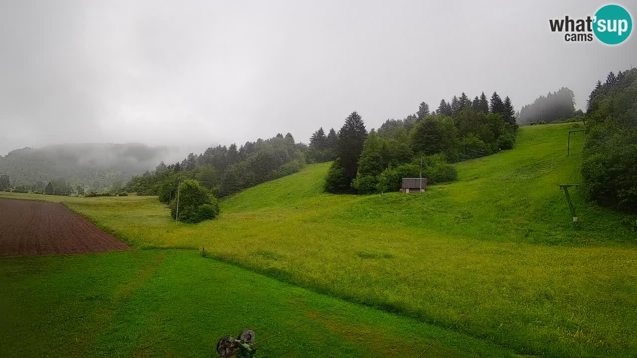 Web kamera Smučišče Senožeta – Skijalište u Srednjoj Vasi kod Bohinja