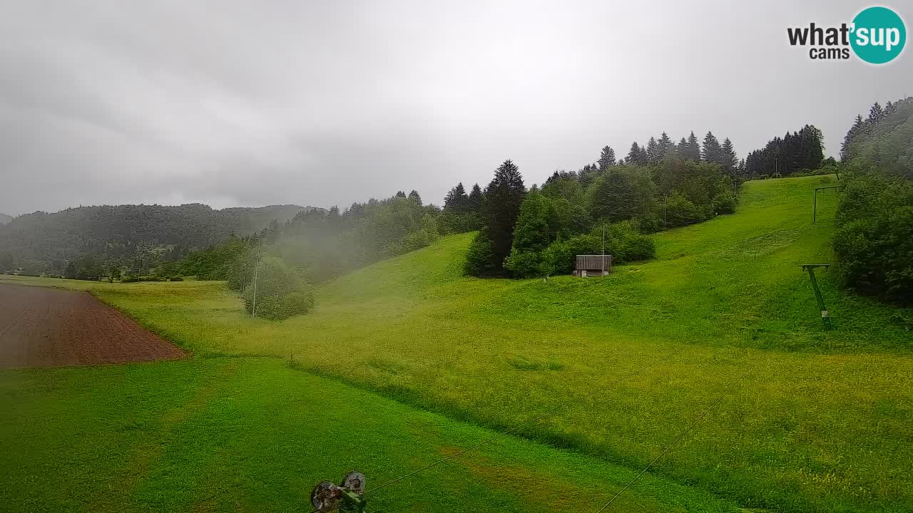 Webcam Smučišče Senožeta – Station de ski à Srednja Vas près de Bohinj