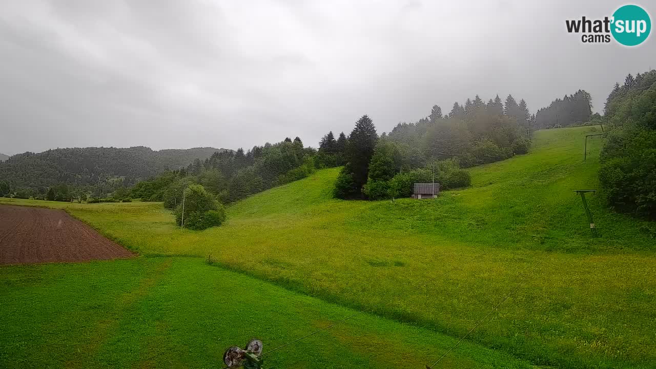 Cámara web Smučišče Senožeta – Estación de esquí en Srednja Vas cerca de Bohinj