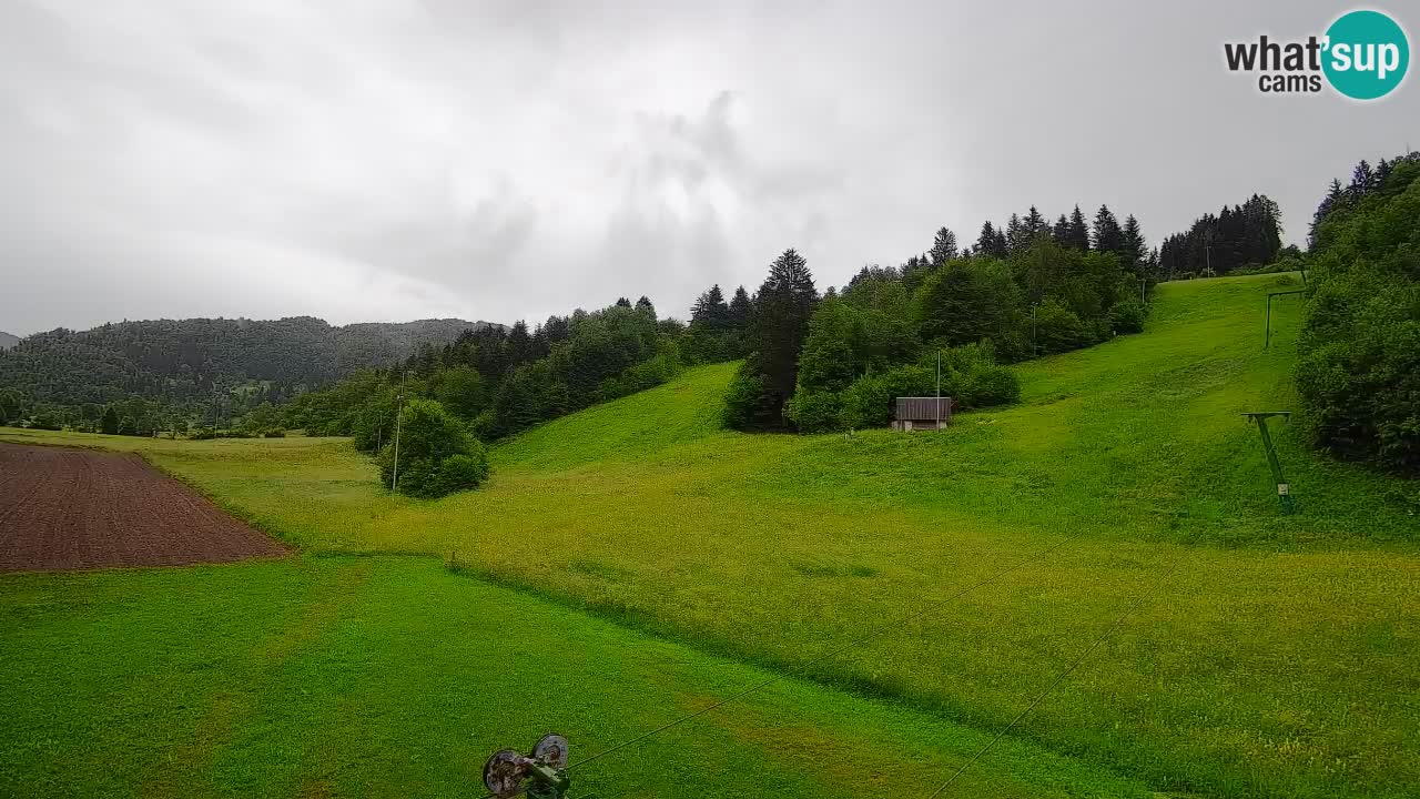Webcam Smučišče Senožeta – Ski Resort Live View near Bohinj