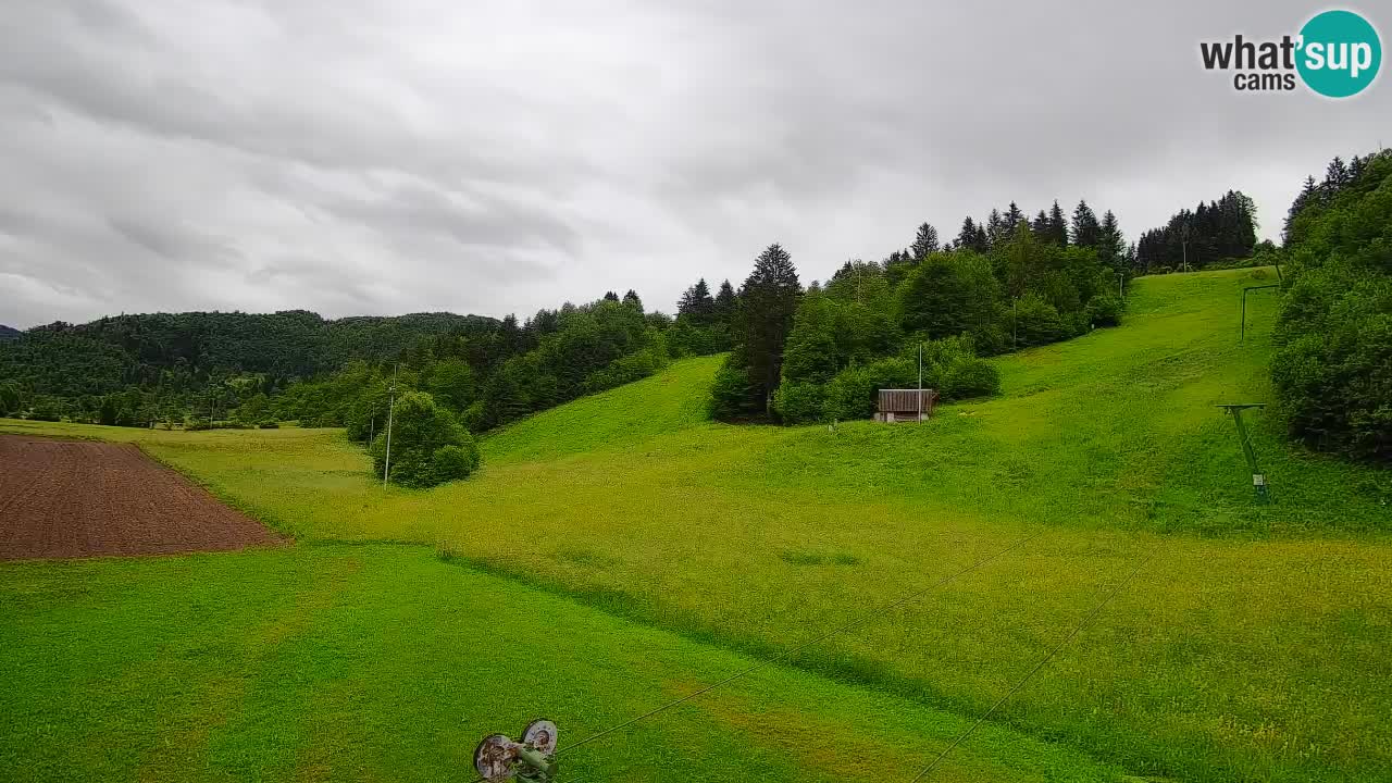 Webcam Smučišče Senožeta – Stazione sciistica a Srednja Vas vicino Bohinj
