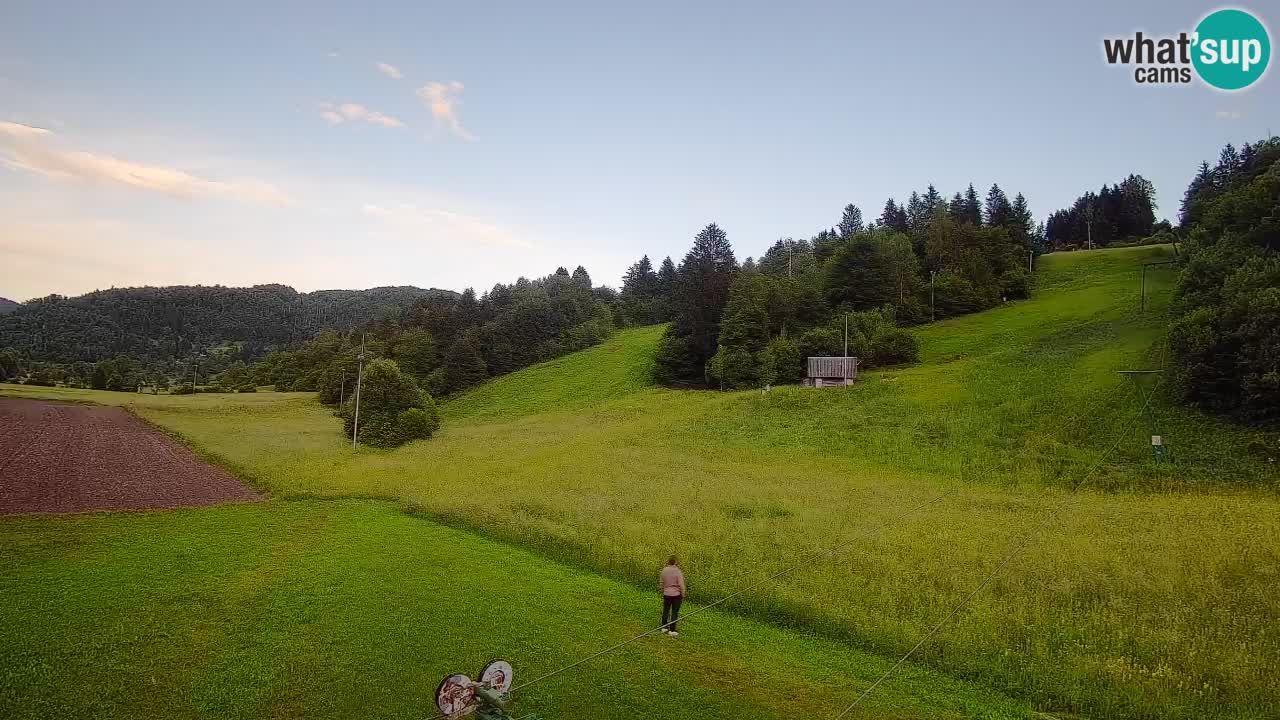 Webcam Smučišče Senožeta – Stazione sciistica a Srednja Vas vicino Bohinj